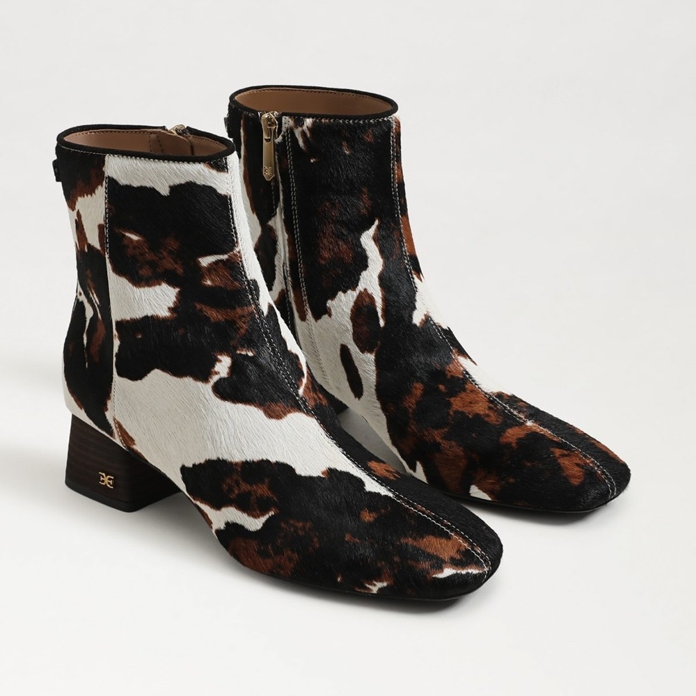 Sam Edelman Paige Ankle Boot Cow Print
